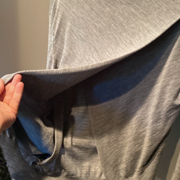 Alexander wang merino wool sweater with back openingsg up. Gray. Xsmall. Pinhole - Picture 4 of 8